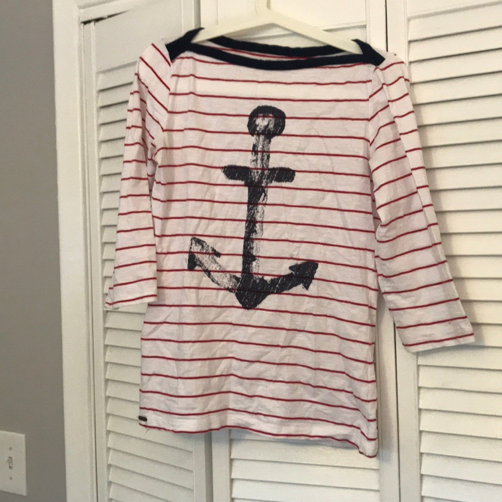 Boatneck Anchor Longsleeved Tee